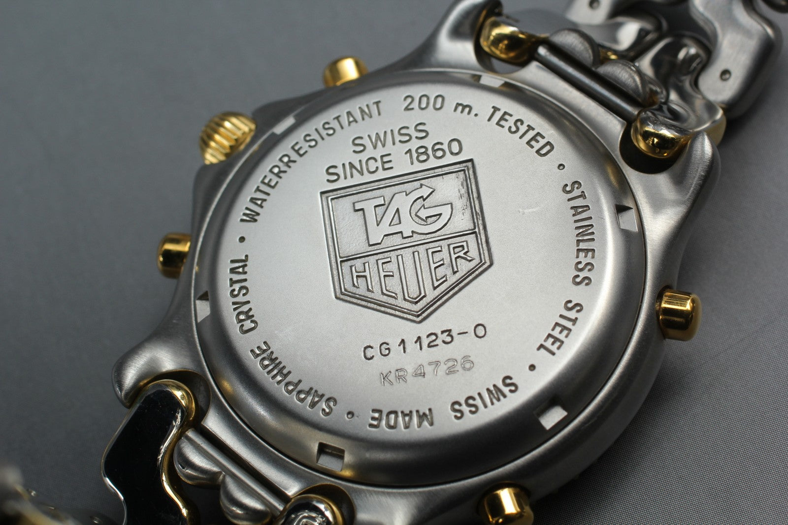 [Exc+4 Box] Vintage TAG HEUER S/el CG1123-0 Chronograph Quartz Men's Watch JAPAN