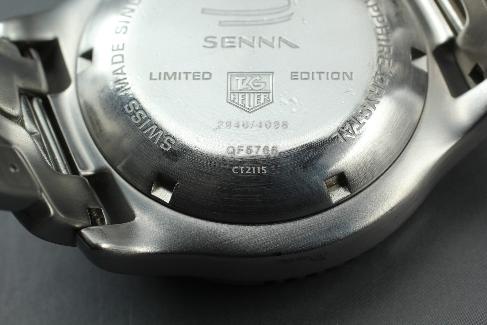 Limited TAG HEUER Link Ayrton Senna CT2115 Automatic Men's Watch 42mm JP