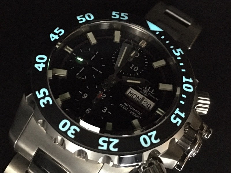 Ball Engineer Hydrocarbon Nedu DC3026A Automatic Chronograp Men's Watch 44mm JP