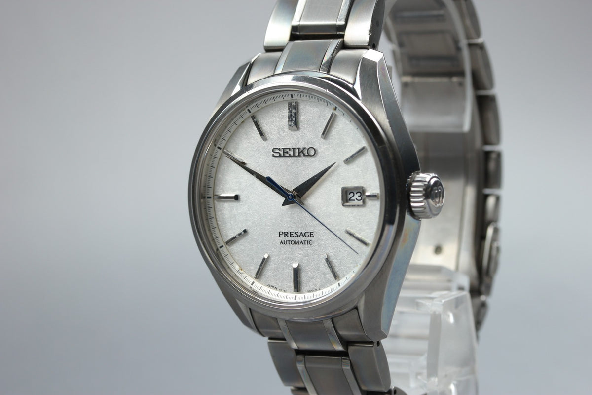 SEIKO PRESAGE 6R15-04A0 SARX055 White Snowflake Titanium AT Men's Watch JAPAN