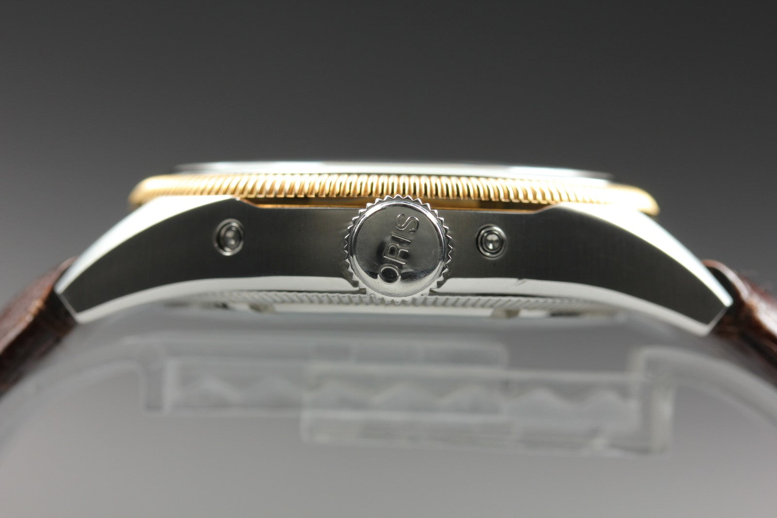 ORIS Big Crown Complication 7678-43 Moonphas 39mm Gold Brown AT Men's Watch