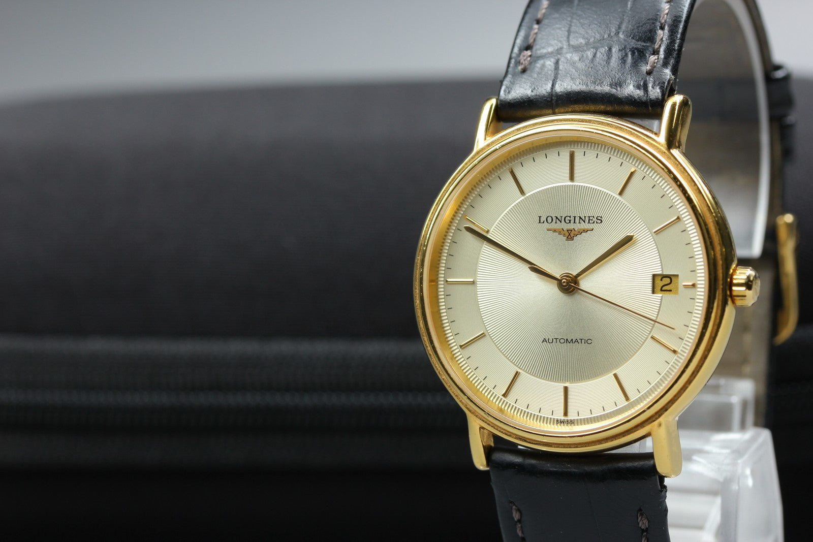 Vintage LONGINES Grand Classic L4.721.2 Automatic Gold Women's Watch 34mm JAPAN