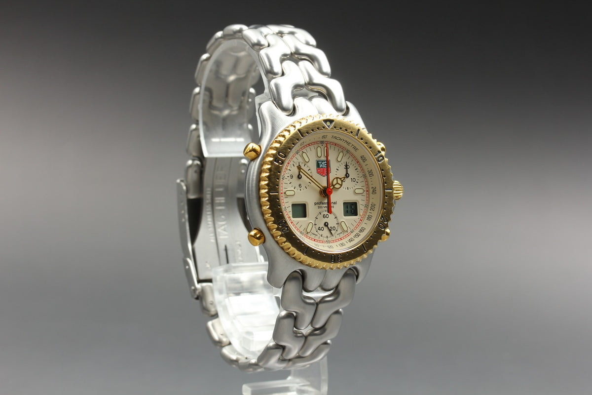 TAG Heuer SEL CG1123-0 Chronograph Ayrton Senna Quartz Men's Watch 39mm JAPAN