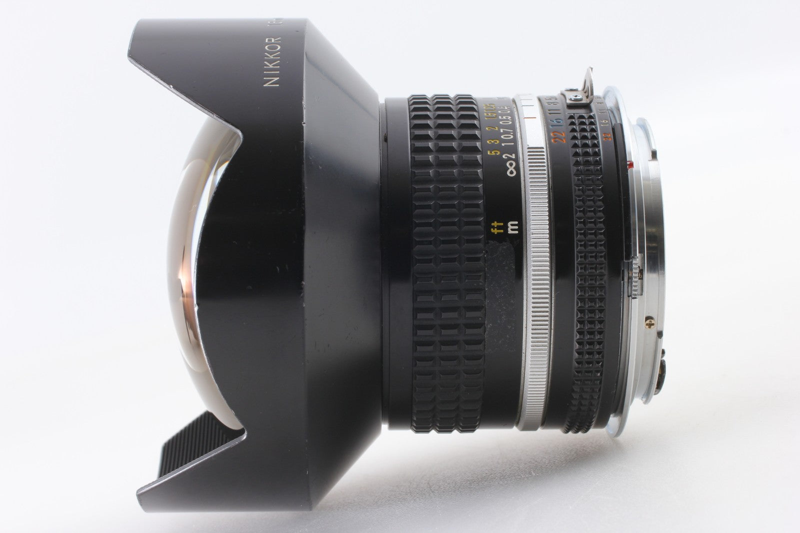 Rare Converted to Canon EF [Opt MINT] Nikon Nikkor 15mm f3.5 Fisheye Lens JAPAN