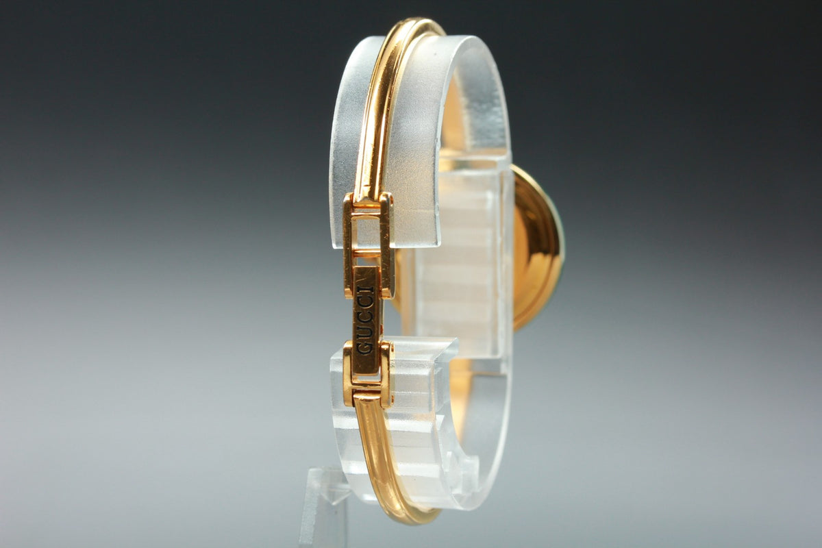 New Batt GUCCI Change Bezel 11/12.2 12Color Quartz White Women's Watch JAPAN