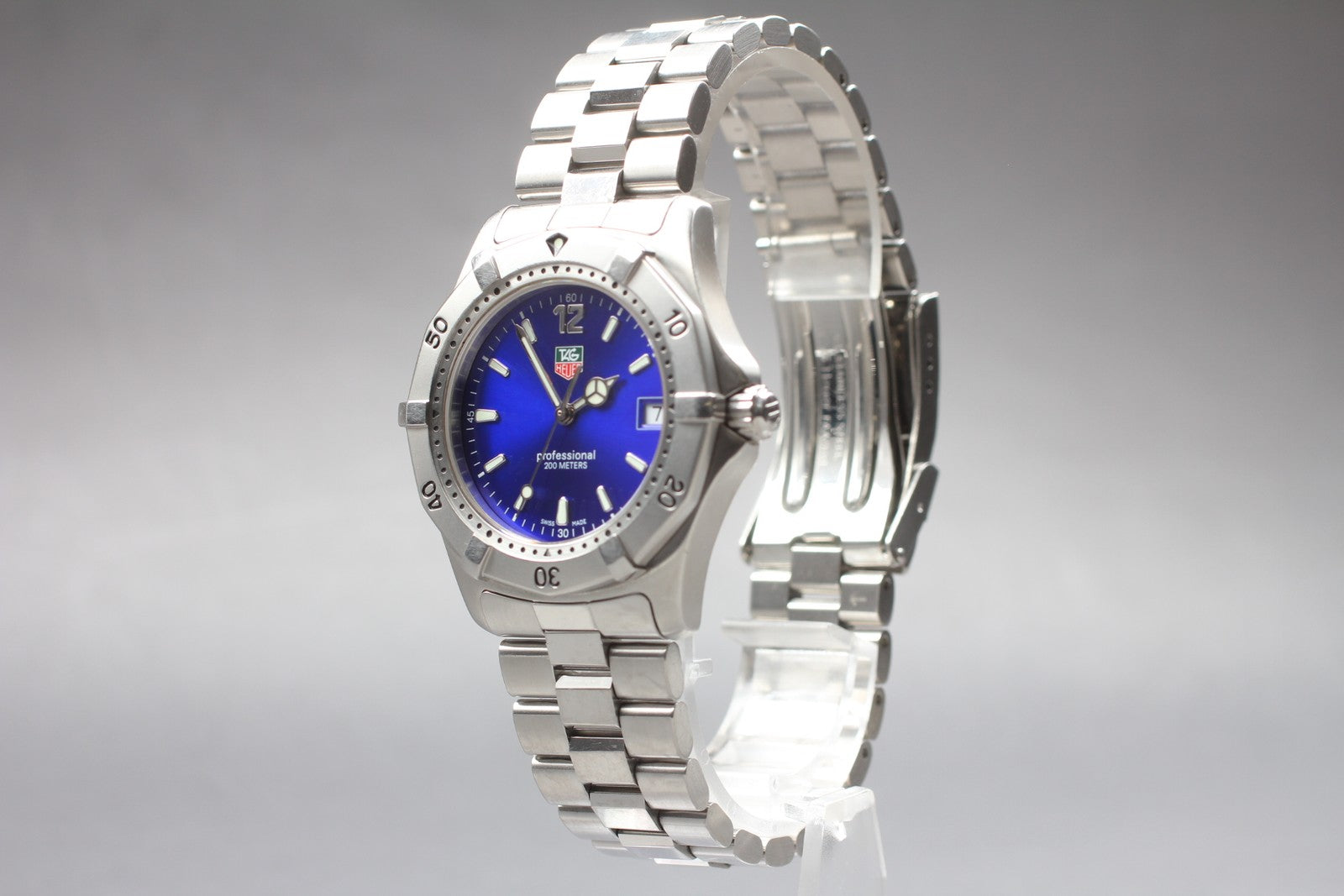 [Exc+5]Box TAG HEUER 2000 Professional WK1116 Blue Dial Quartz Men’s 38mm JAPAN