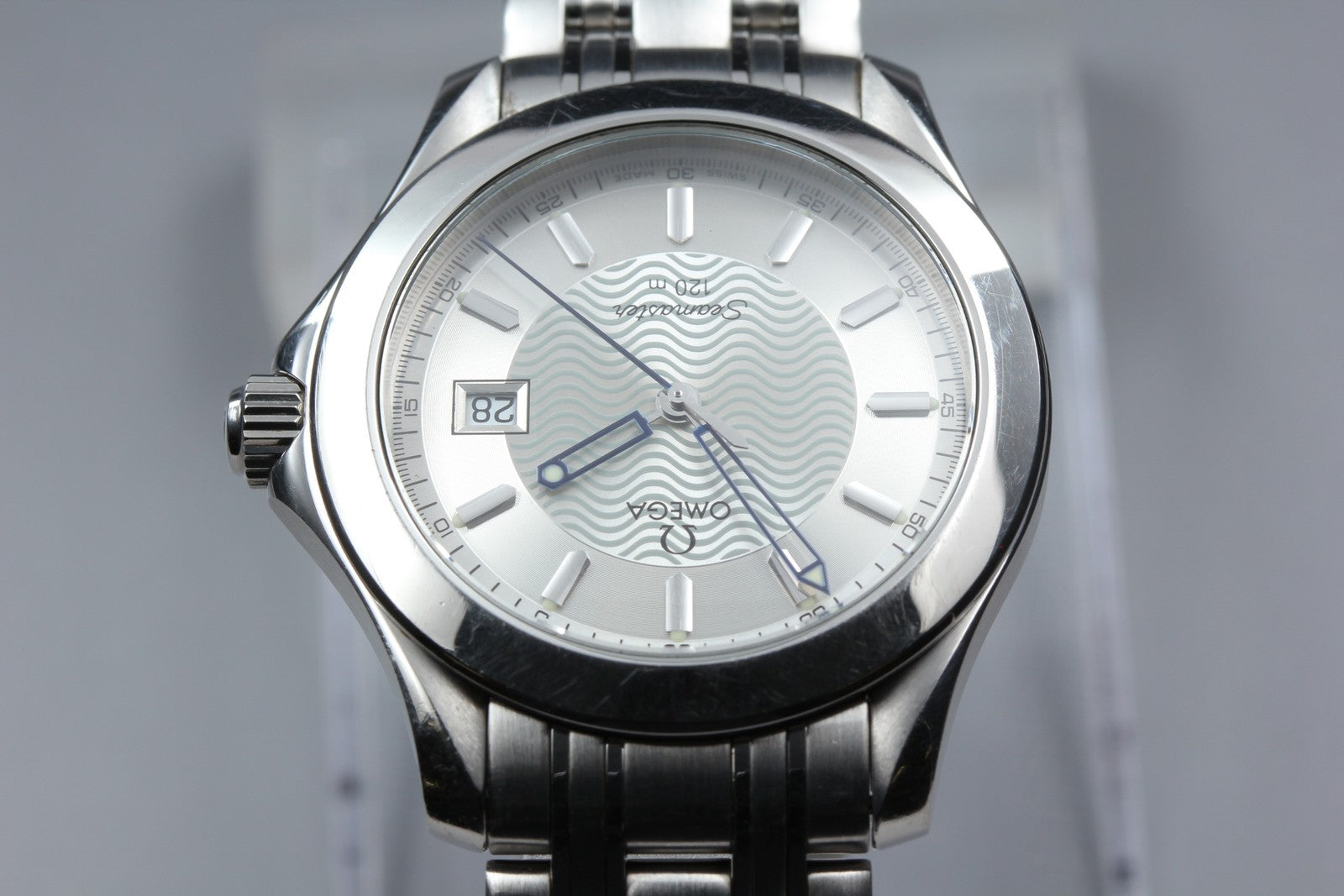 OMEGA Seamaster 120m 2511.31 / 196.1501 Cal.1538 Silver Quartz Mens Watch [Box]