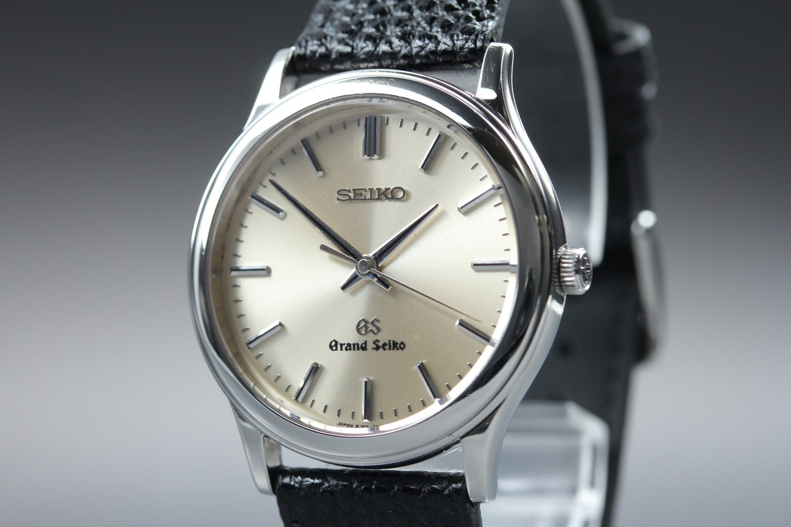 SEIKO Grand SEIKO GS 8J55-0A10 Silver Black 34mm Quartz Men's Watch