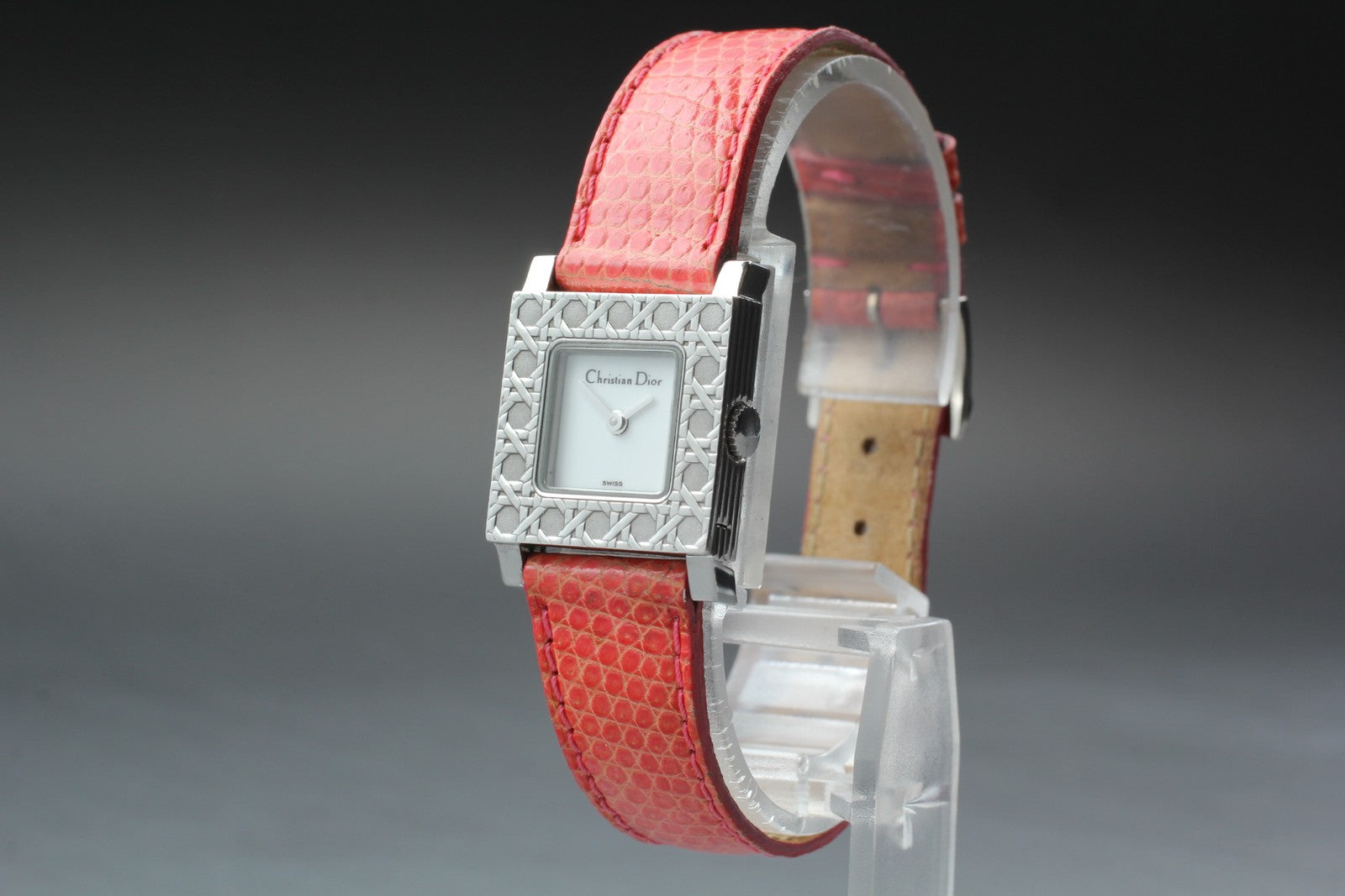 [Exc+5 Box] Christian Dior D60-109 La Parisienne Silver 19mm Women's Qz Watch
