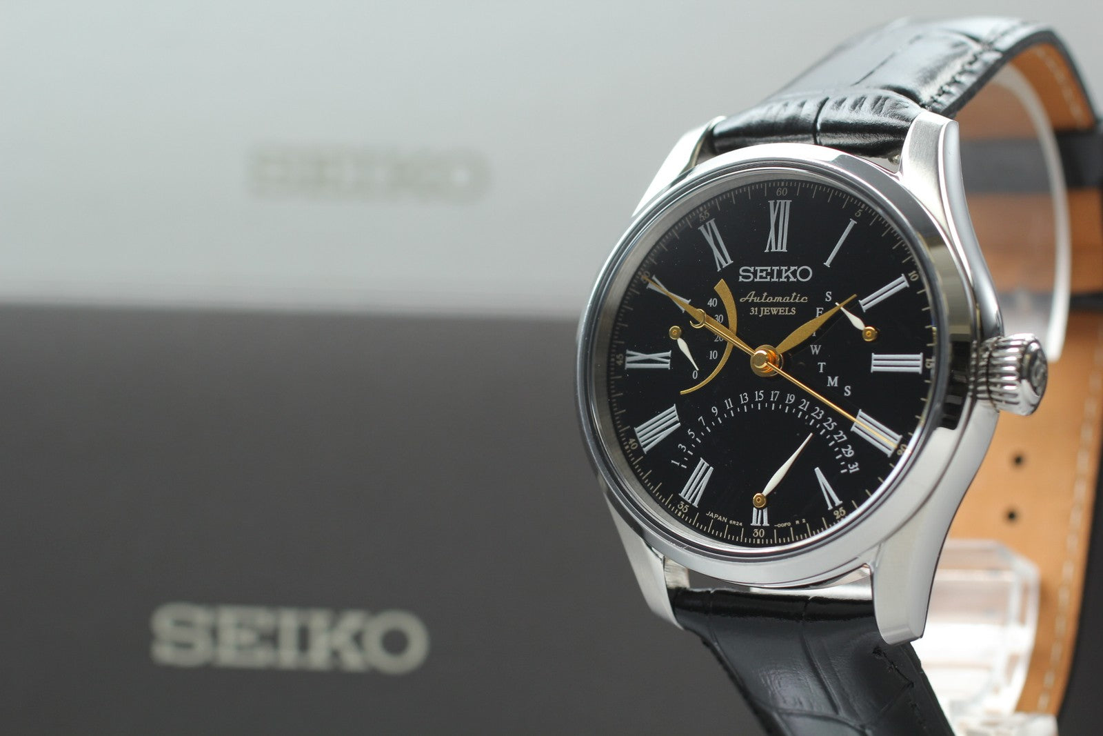 [Exc+5 Box] SEIKO Presage 6R24-00F0 SARD011 Black Automatic Men's Watch JAPAN