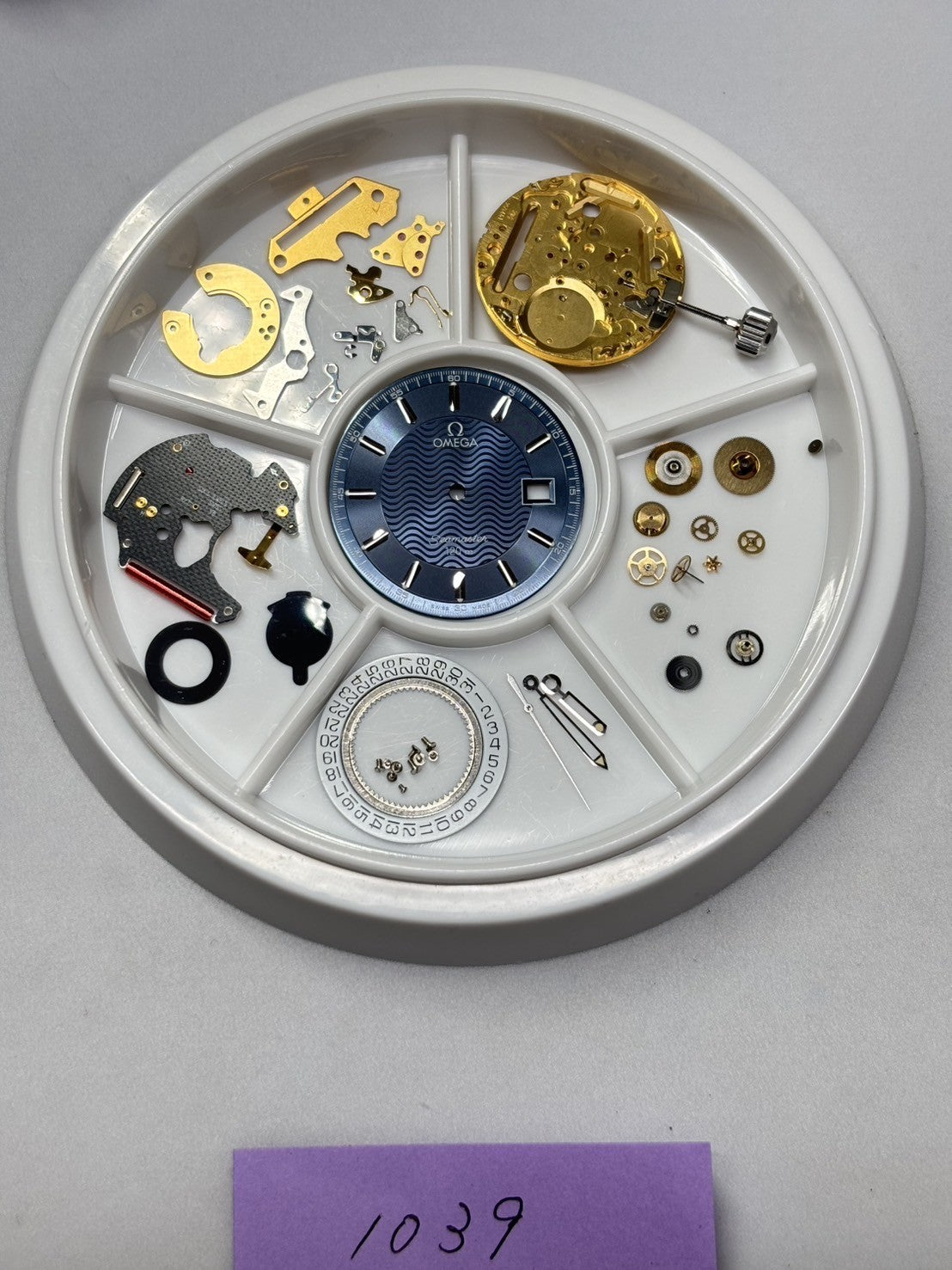 Overhauled [Exc+5 Box] OMEGA Seamaster 120m 2511.81 Blue Dial Quartz Men's Watch