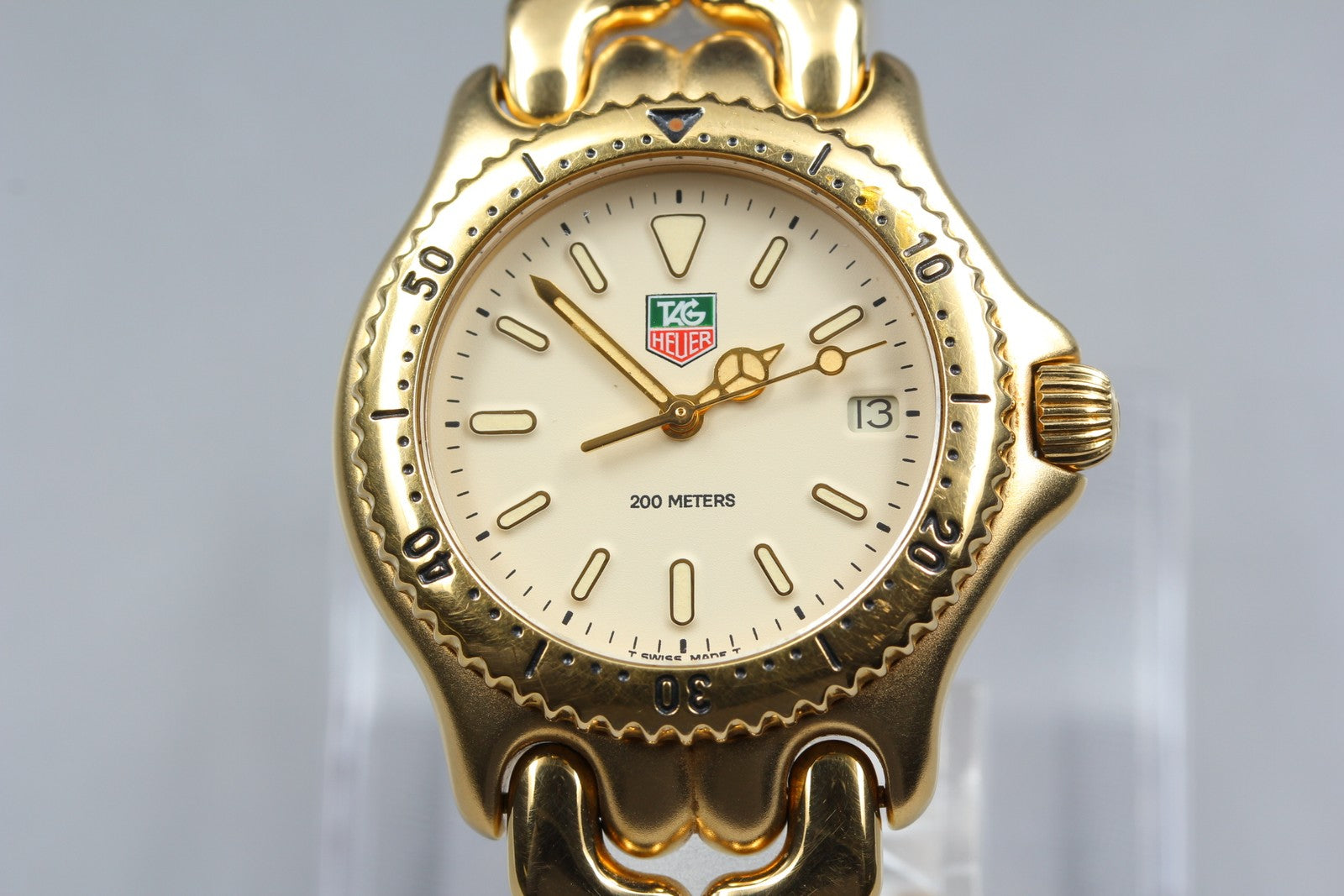 Vintage TAG Heuer Professional 200 SEL S94.713M Quartz Date Men's Watch 33mm JP
