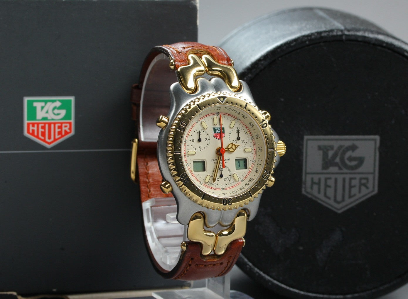 TAG HEUER SENNA SEL S/el CG1123-0 Chronograph Men's Quartz Watch [Box]