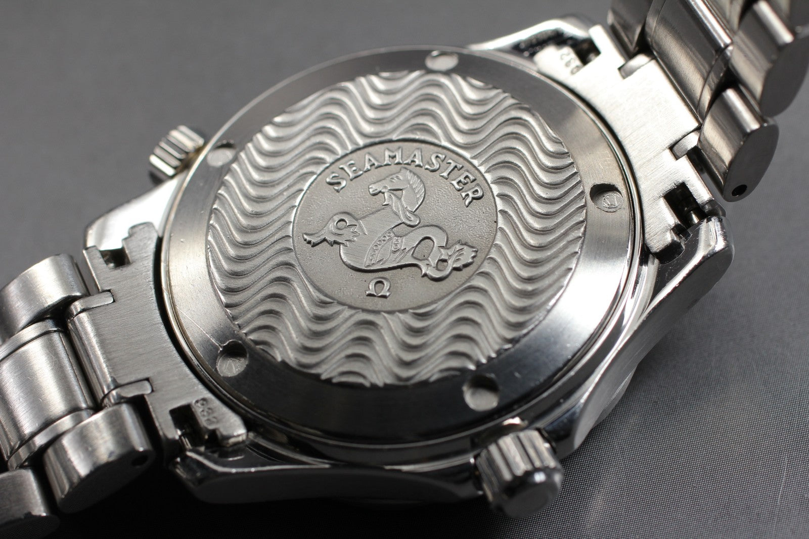 [Exc+5] OMEGA Seamaster 300M 2263.80 Blue Dial Quartz 36mm Men's Watch JAPAN