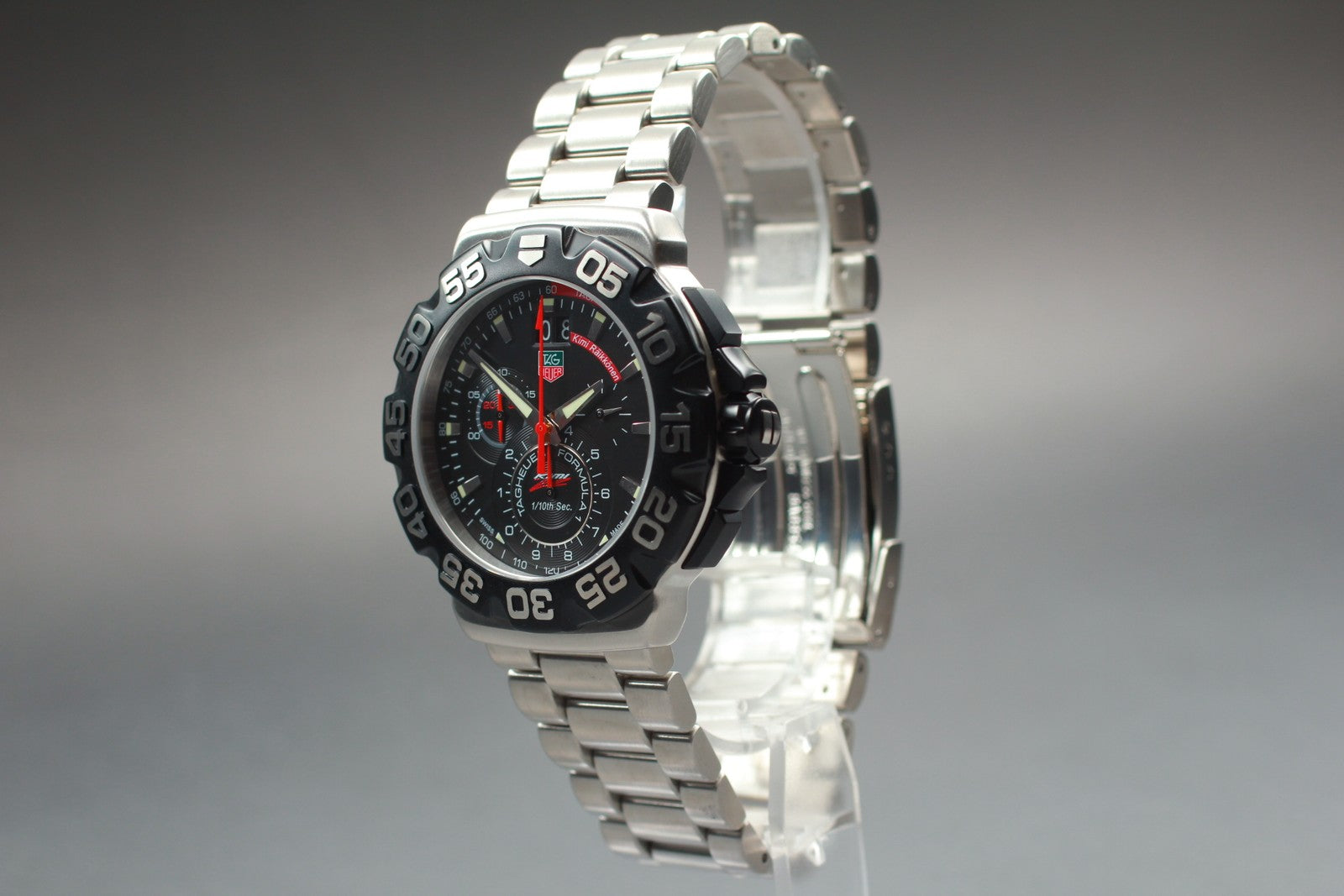 N MINT*Box TAG Heuer Formula 1 CAH1014 Quartz Black Dial Men's Watch 44mm JAPAN