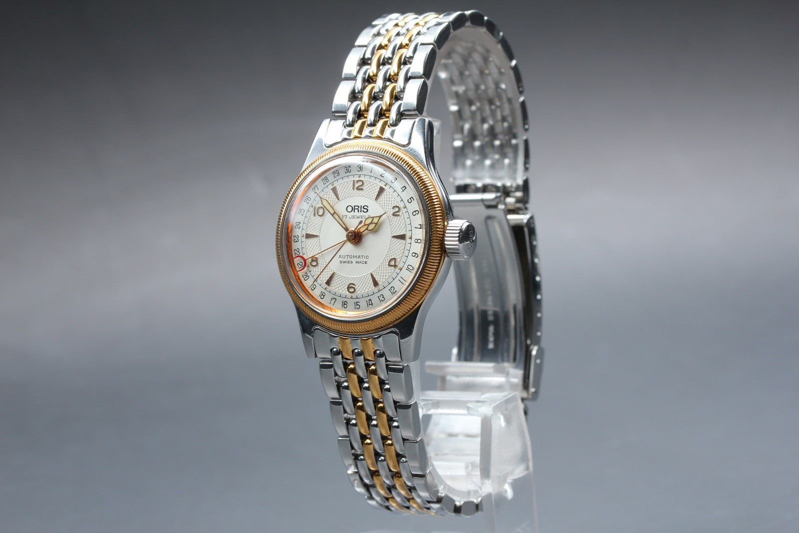 Vintage ORIS Big Crown Pointer Date 7400B Silver Automatic Unisex Watch 32mm JP