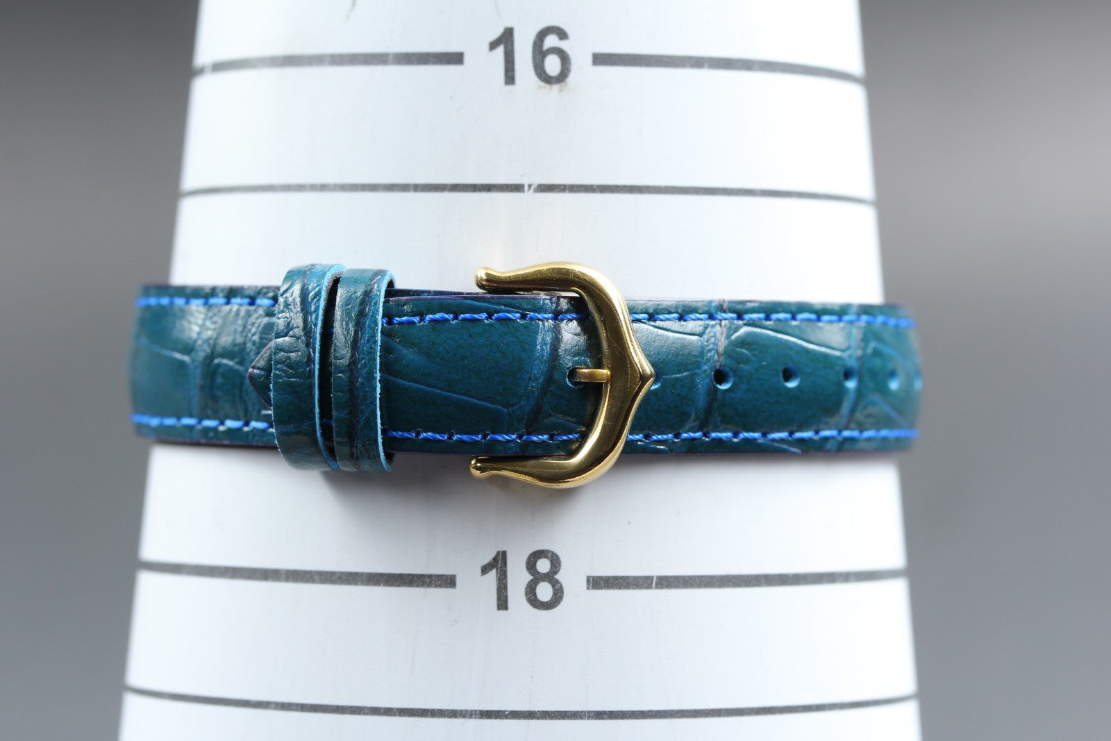 Vintage Cartier Must Colisee Vermeil 590002 Blue White Dial Women's Qz Watch
