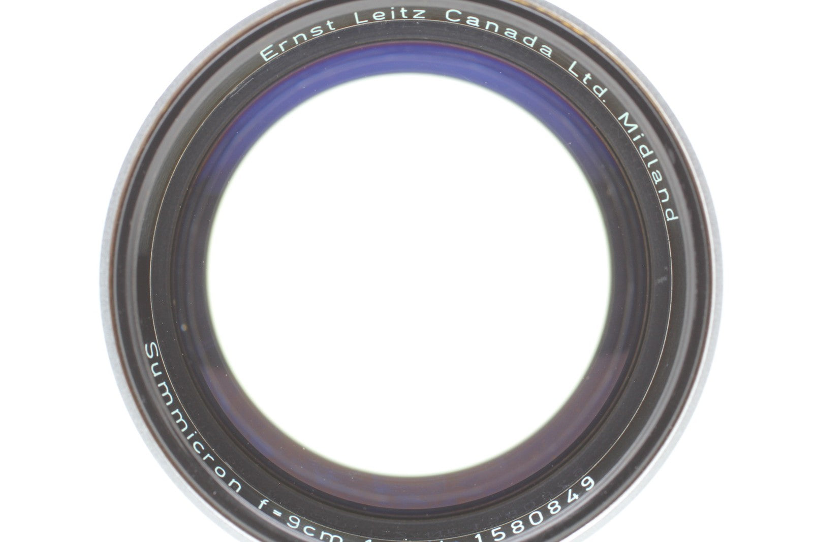 Cla'd [MINT w/ Hood] Leica Summicron 9cm 90mm f2 1st Canada Lens From JAPAN