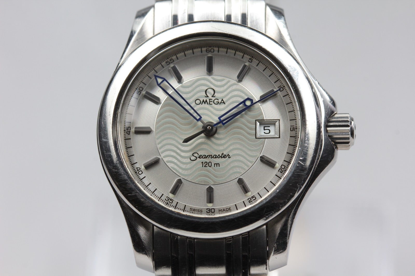 OMEGA Seamaster 2571.31 Quartz Silver Dial Women's Watch 29mm JAPAN Box