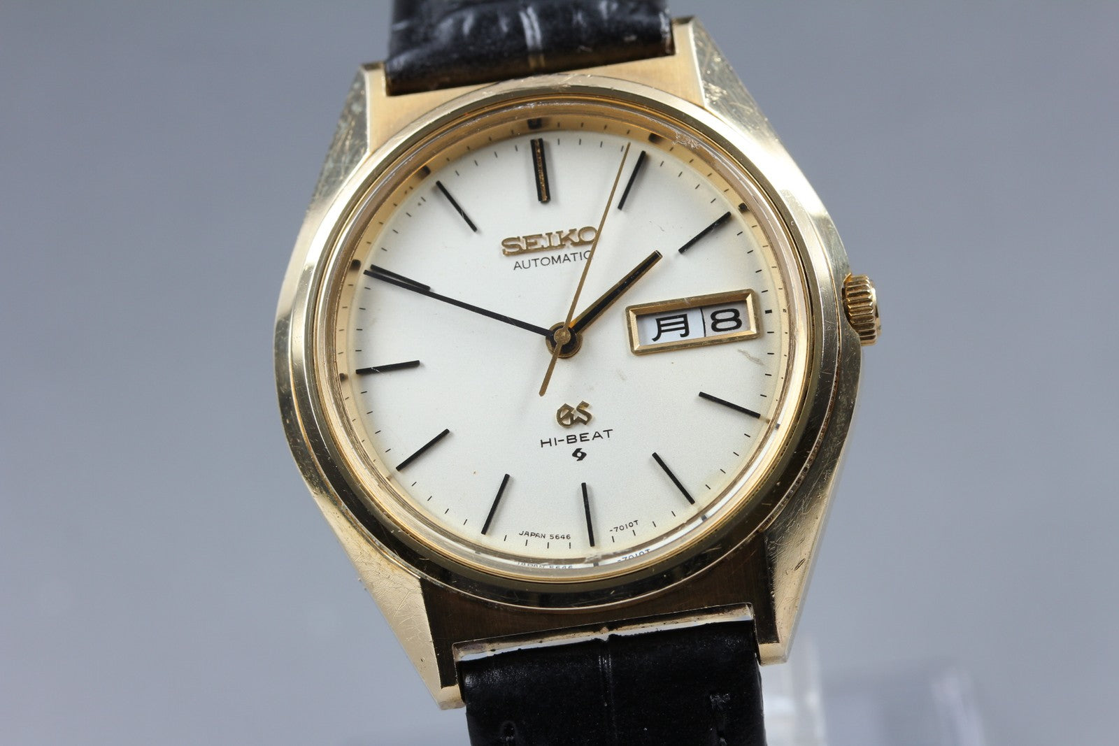 Vintage SEIKO Grand Seiko GS 5646−7010 Automat Men's Watch 36mm JAPAN