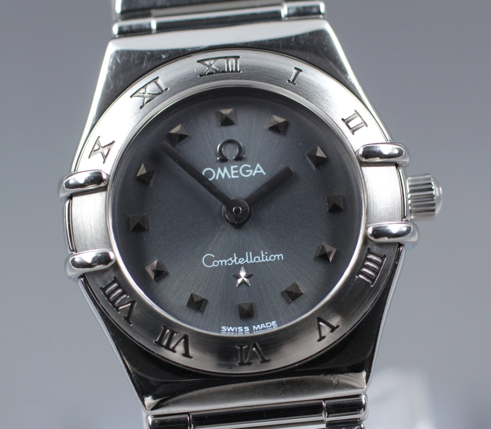[Exc+5] Omega Constellation Mini 1561.51 Cal.1456 22mm Gray Womens Quartz Watch