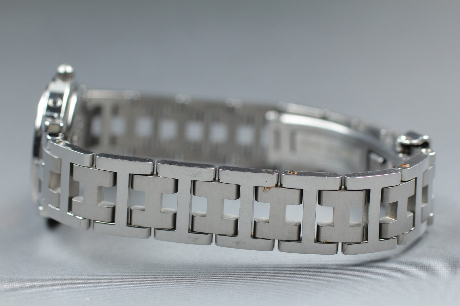 [Exc+5 Box] Hermes Clipper CL4.210 24mm Silver Woman's Quartz Watch JAPAN