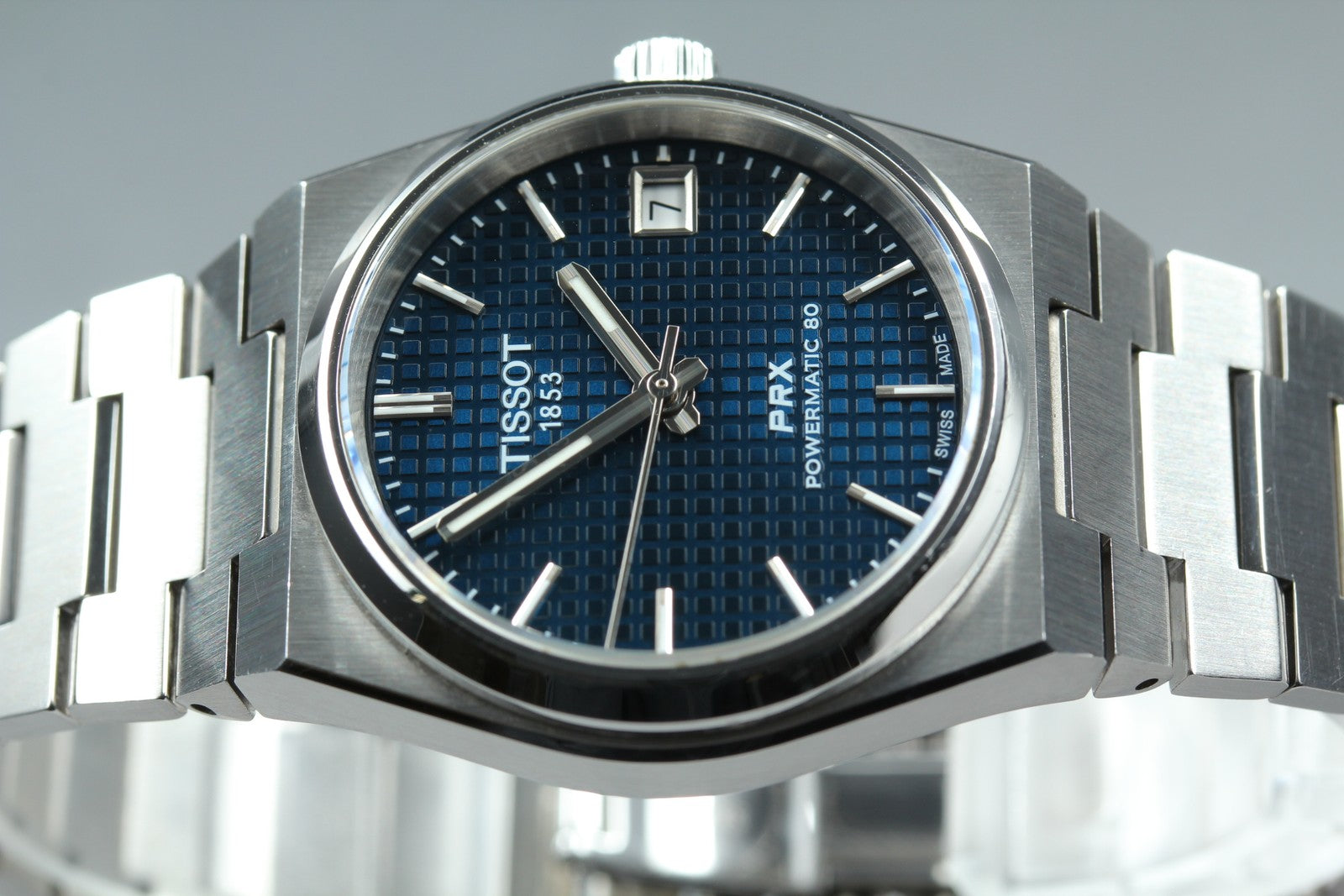 Tissot PRX Powermatic 80 T137207A Automatic Blue Dial Men's Watch 35mm JP JAPAN