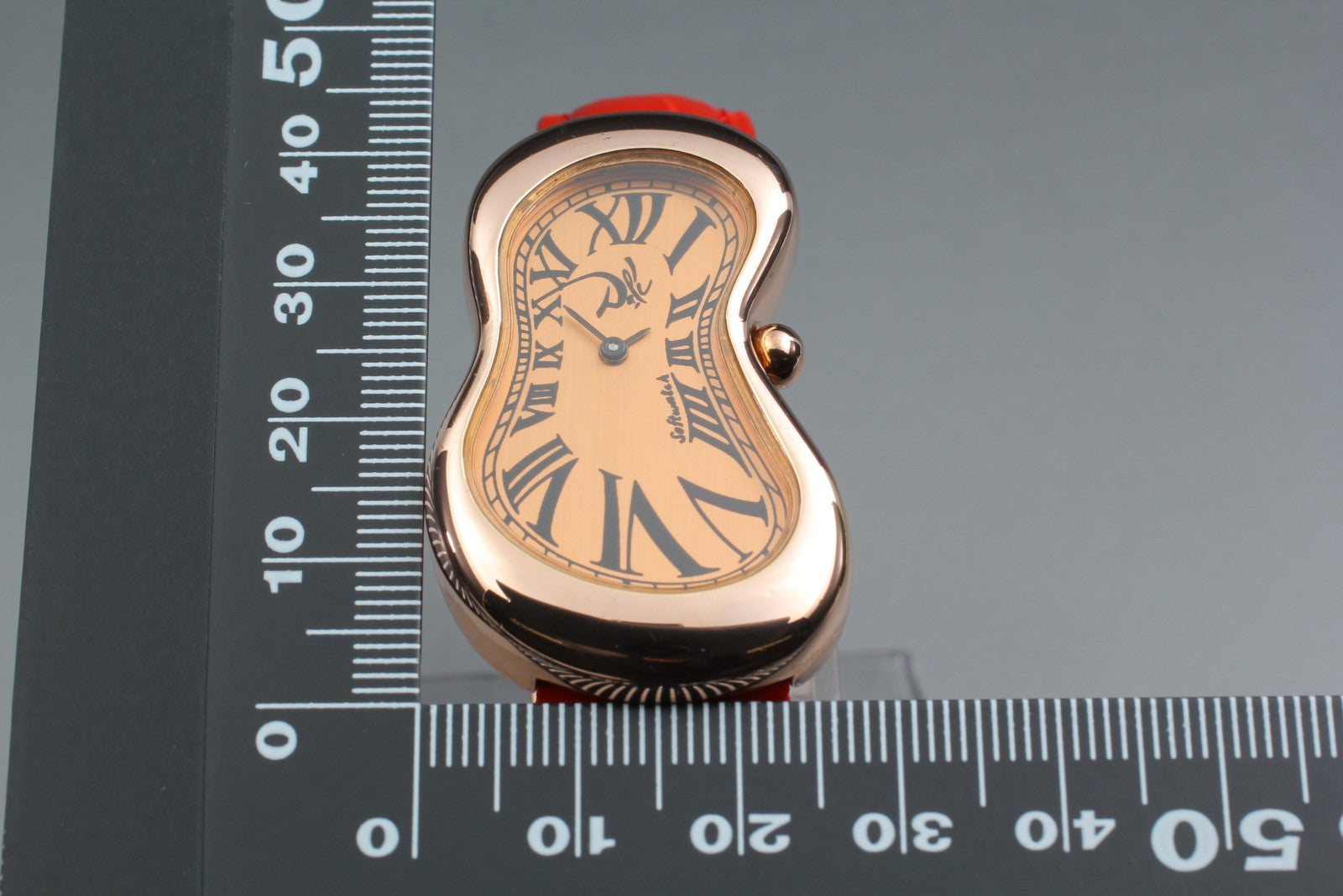 Salvador Dali softwatch 022146 Gold Red 26mm Exaequo Unisex Quartz Watch