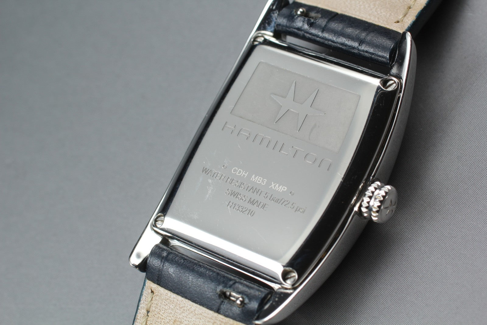 New Batt[Exc+5]Box Hamilton American Classic Bolton H133210 QZ Watch 24mm JAPAN