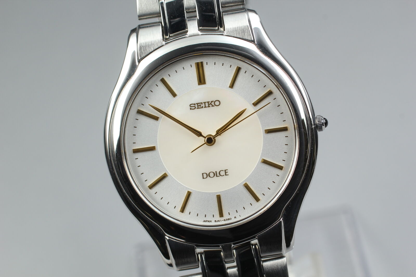 New Battery [N MINT Box] SEIKO Dolce 8J41-6030 SACL009 Men's Watch Quartz JAPAN