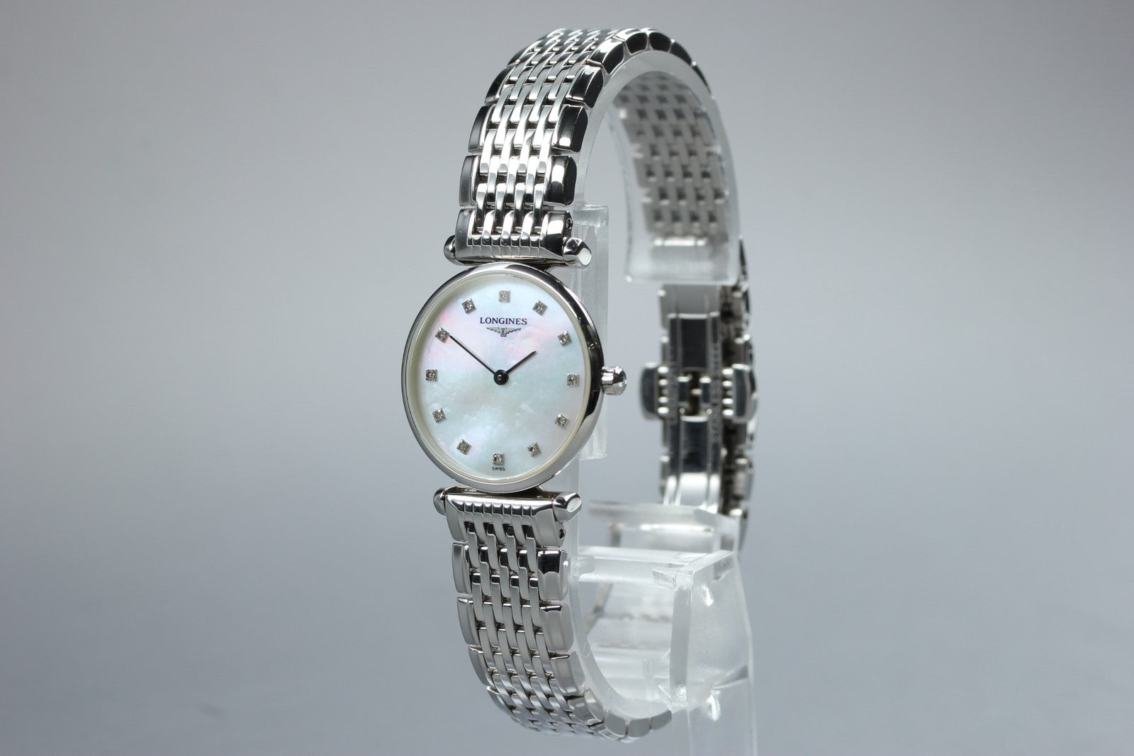 LONGINES Grand Classic L4.209.4 White Diamant 24mm Women's Quartz Watch [Box]