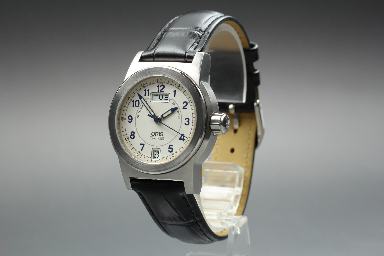 [Exc+5] ORIS Big Crown 7501 Silver Black Day/Date 35mm Automatic Men's Watch