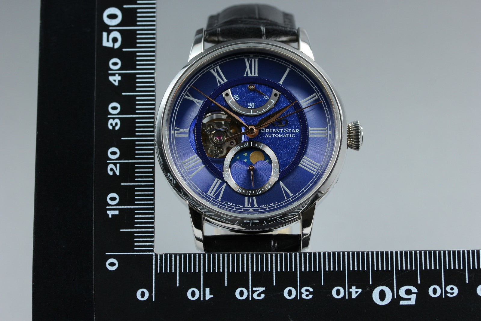 ORIENT Star Classic F7X6-UAB0 Automatic Blue Dial Date Men's Watch 41mm JAPAN