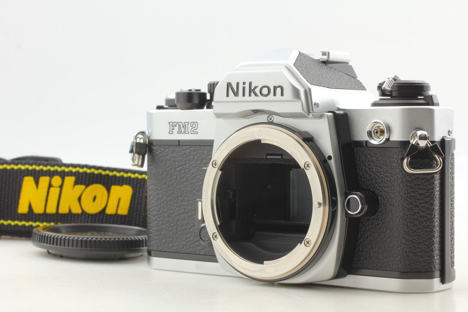 Late S/N 874xxxx [Top MINT] Nikon New FM2 FM2N Silver 35mm Film Camera JAPAN