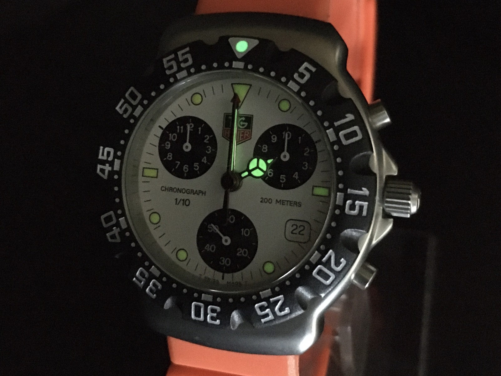New Batt TAG HEUER Formula 1 CA1212-R0 Quartz Chronograph Men's Watch 37mm JAPAN