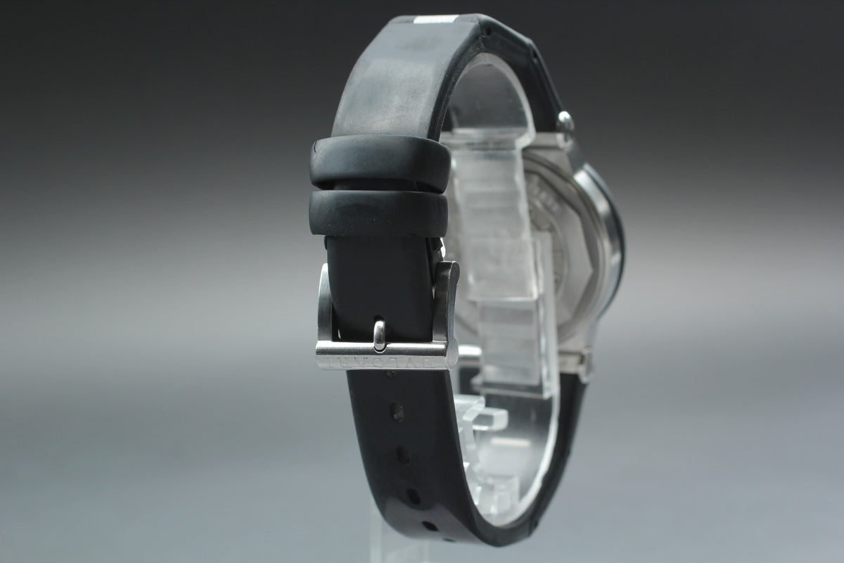 BVLGARI Diagono DG35SV White Dial Automatic Date Men's Watch 35mm From JAPAN