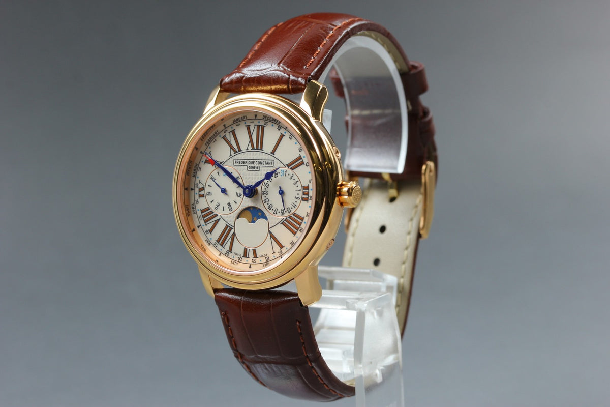 Overhauled FREDERIQUE CONSTANT FC-270X3P4/5/6 Quartz Men's Watch 38mm From JAPAN