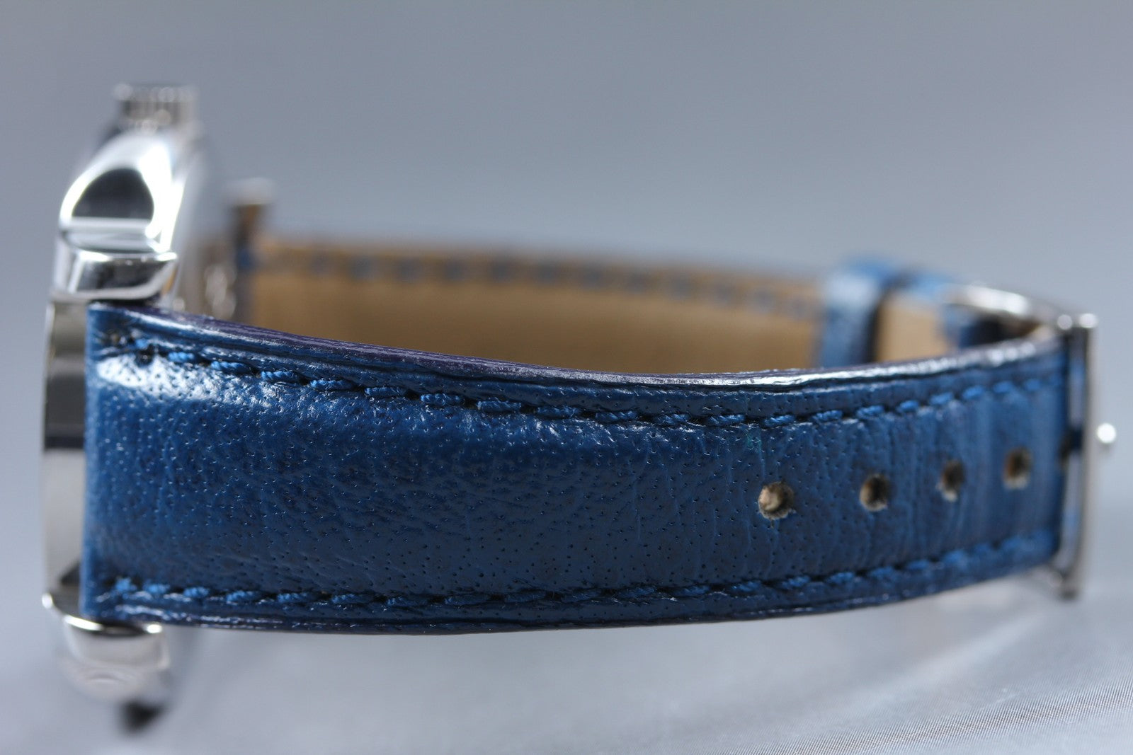 [Exc+5 Box] BVLGARI Solotempo ST35S 35mm Blue Dial Unisex Quartz Watch