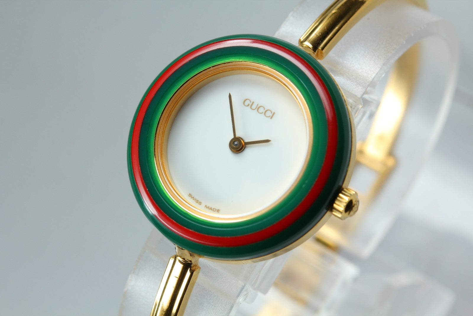 New Batt Vintage GUCCI change bezel 11/12.2 Quartz Women's Watch 25mm JAPAN Box