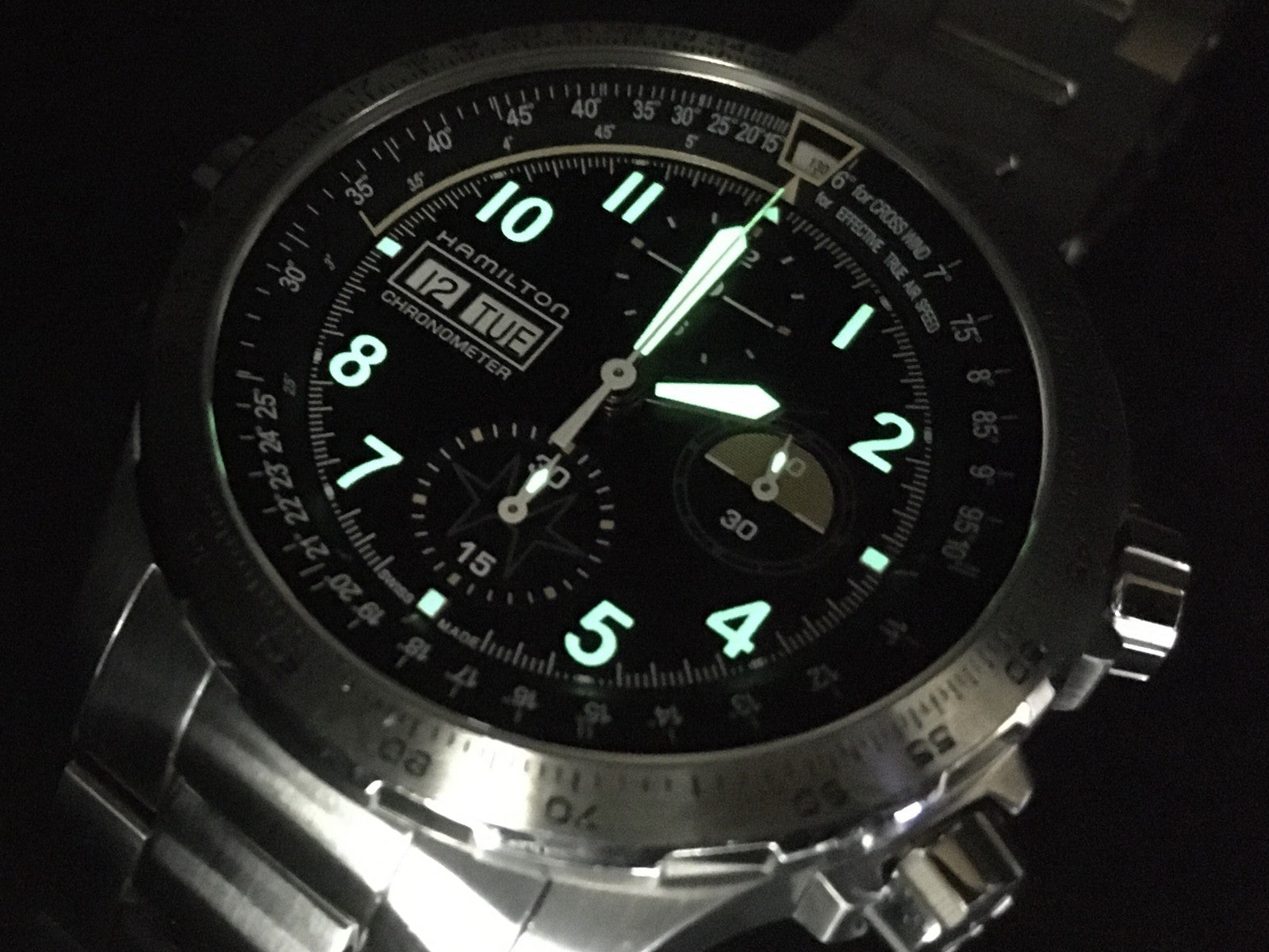 [Limited Box] Hamilton Khaki X-Wind Chronometer H777960 45mm AT Men's Watch