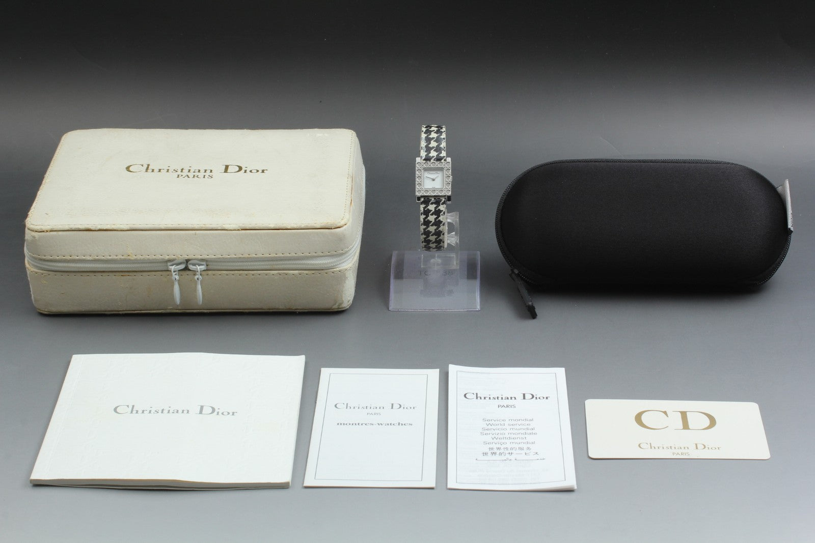 Christian Dior D60-109 La Parisienne Silver 19mm Women's Quartz Watch [w /Box]
