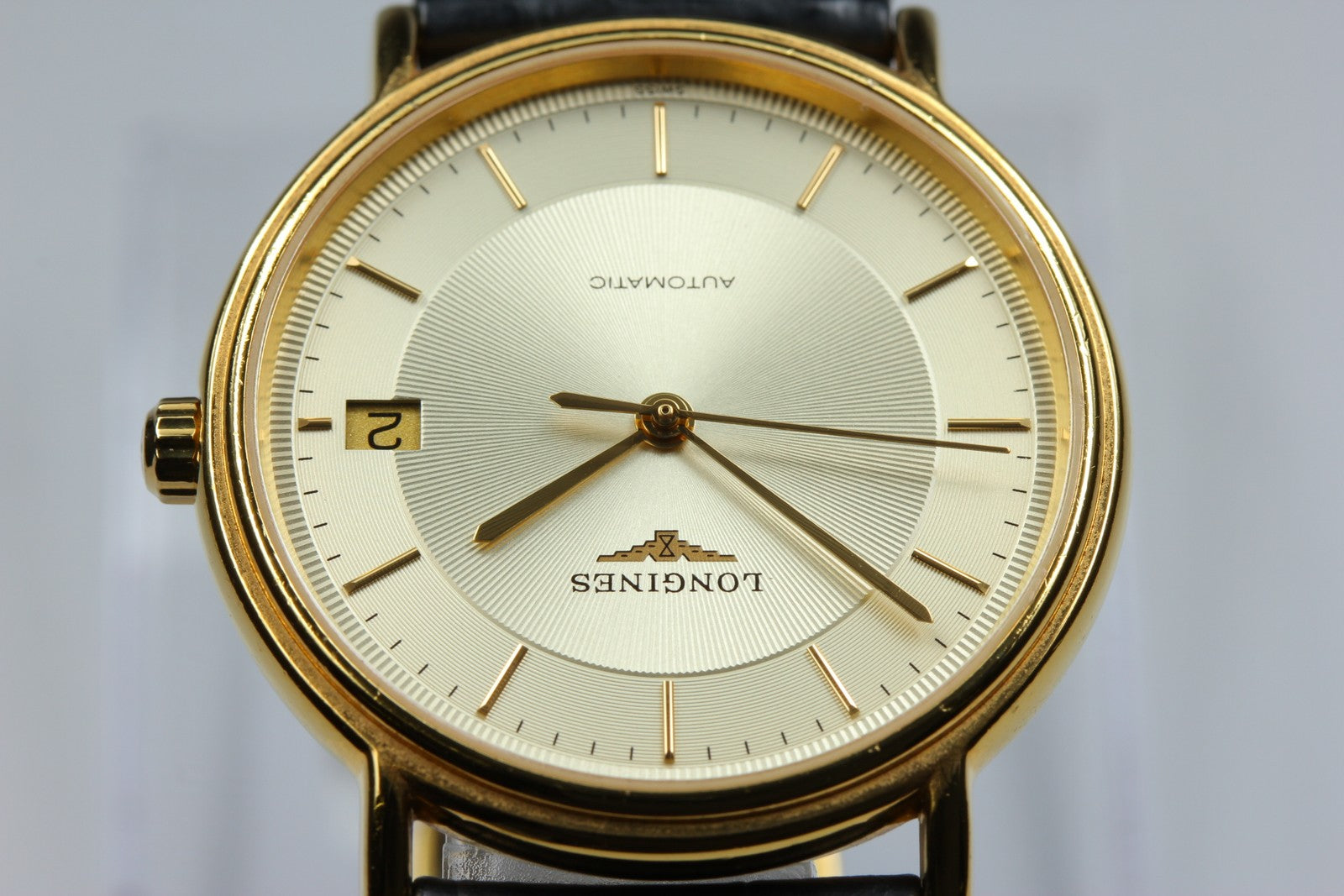 Vintage LONGINES Grand Classic L4.721.2 Automatic Gold Women's Watch 34mm JAPAN