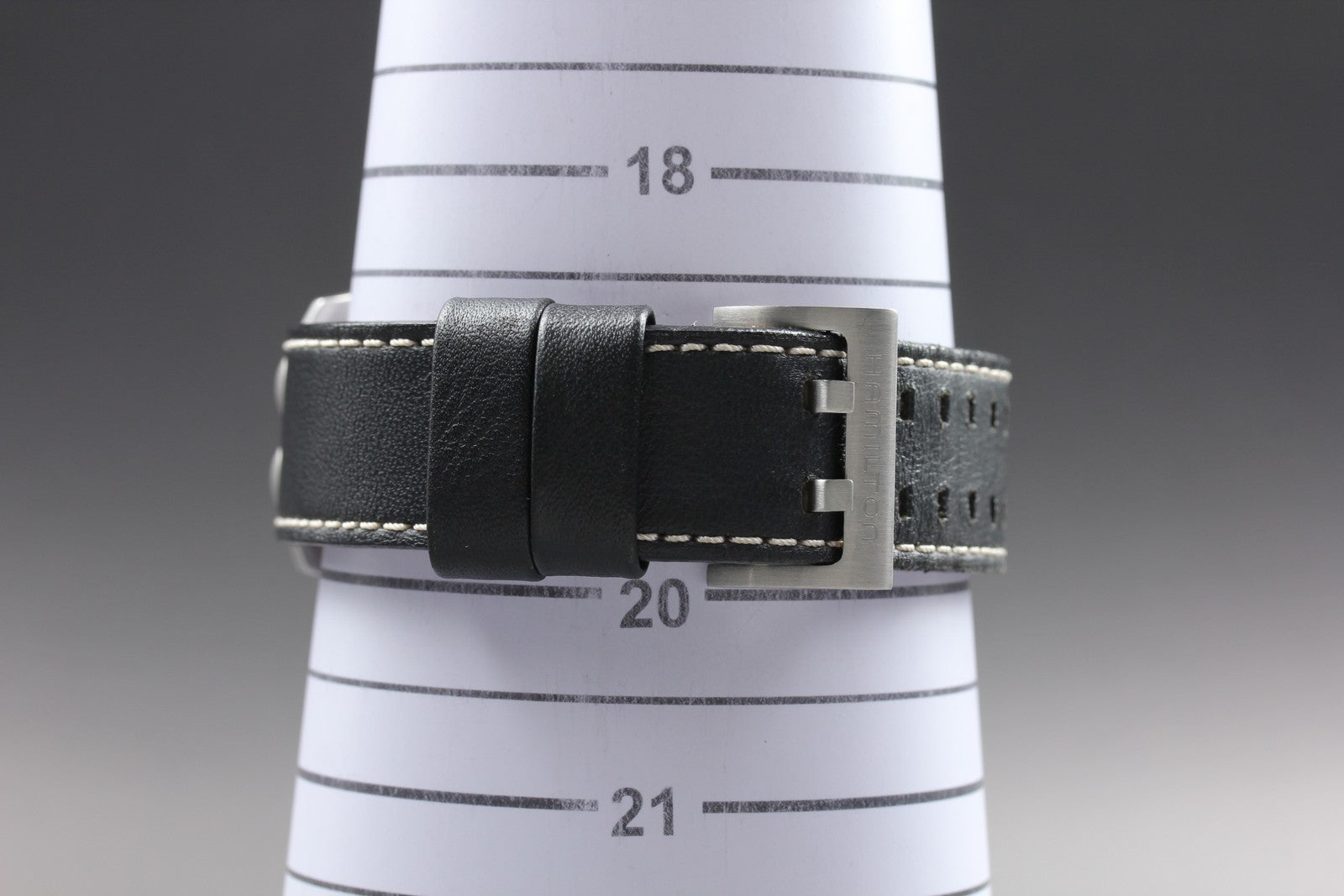 Hamilton Khaki Field H706150 Black Dial Automatic Date Men's Watch 43mm JAPAN