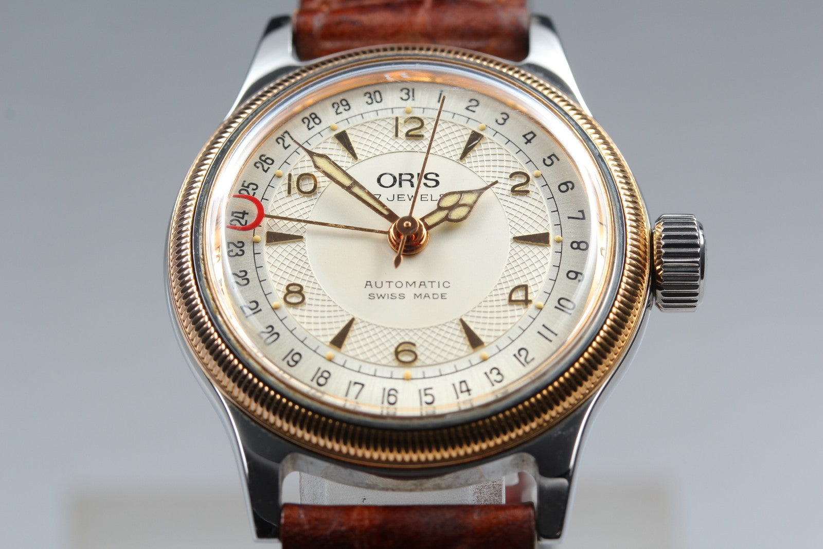Vintage ORIS Big Crown Pointer Date 7400B 31mm Men's Automatic Watch [w /Box]