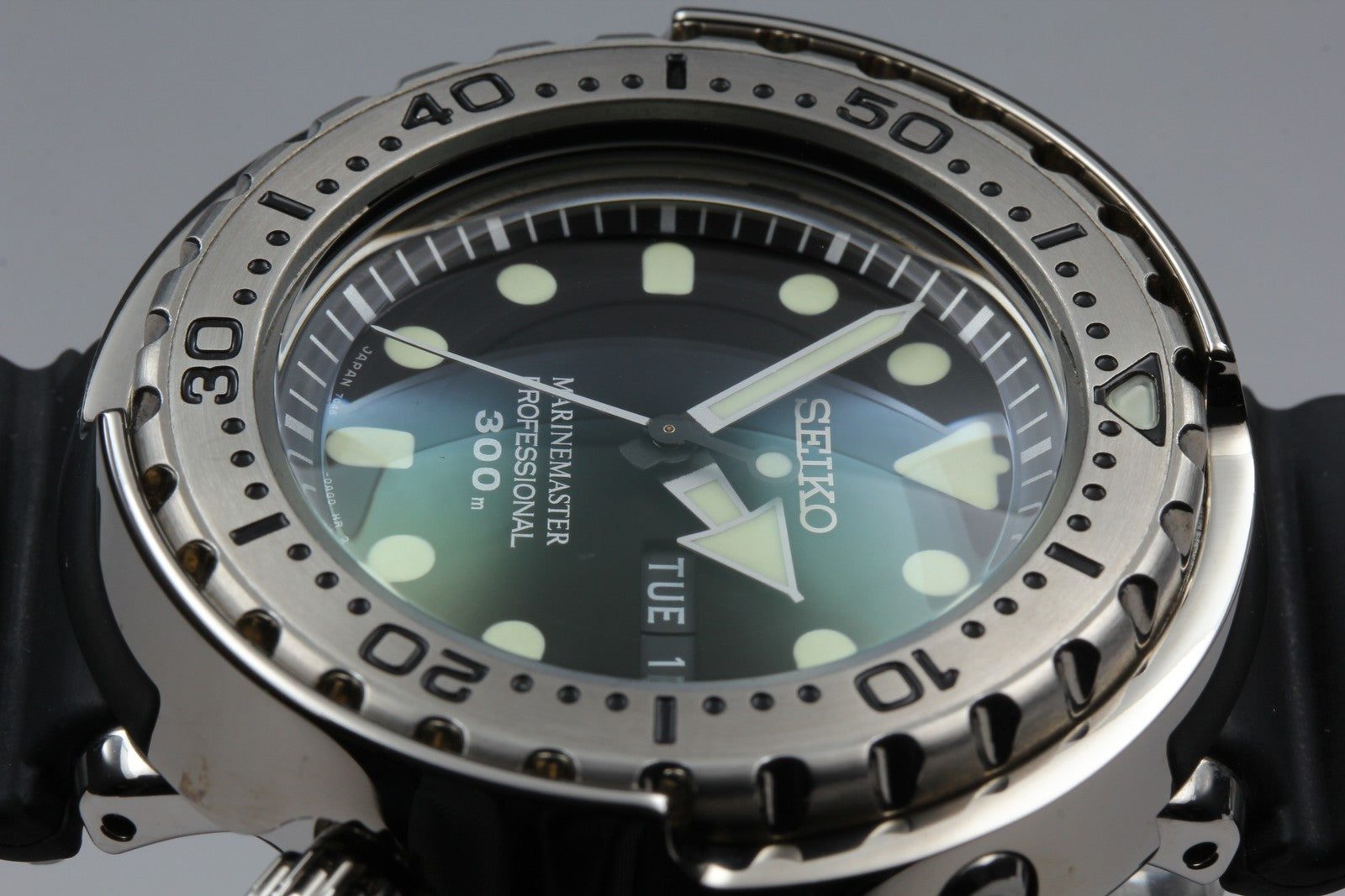SEIKO Prospex MarineMaster 7C46-0AG0 SBBN033 Black Quartz Men's Watch JAPAN