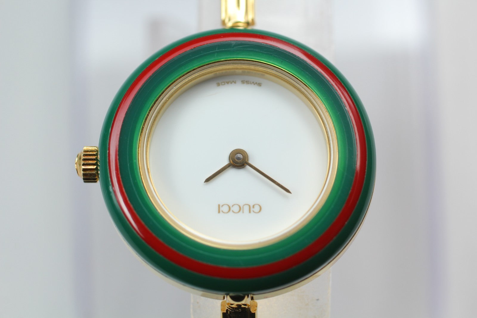 New Batt Vintage GUCCI change bezel 11/12.2 Quartz Women's Watch 25mm JAPAN Box