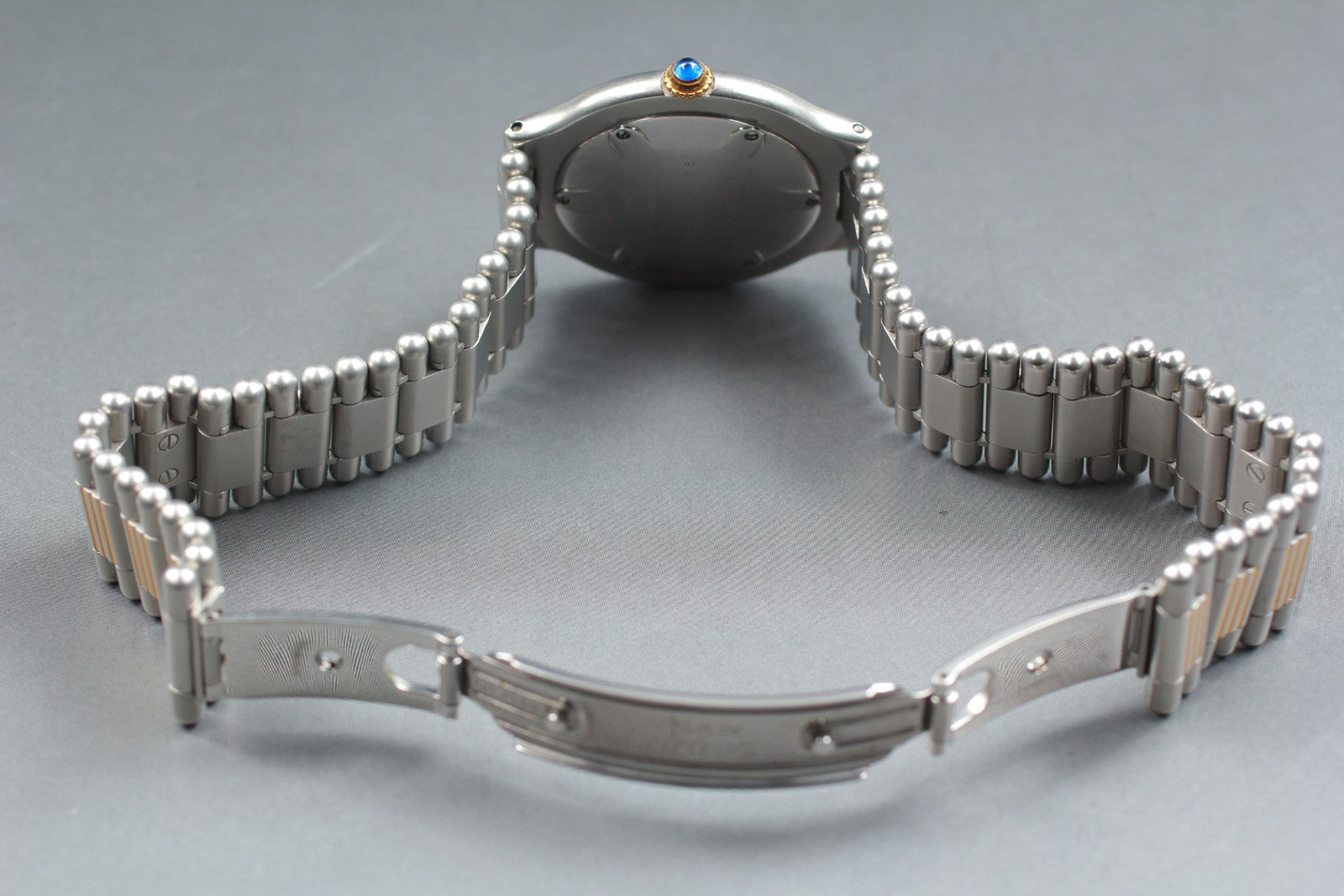 Vintage [Exc+5] Cartier Must de Cartier 21 30mm Unisex Quartz Watch From JAPAN