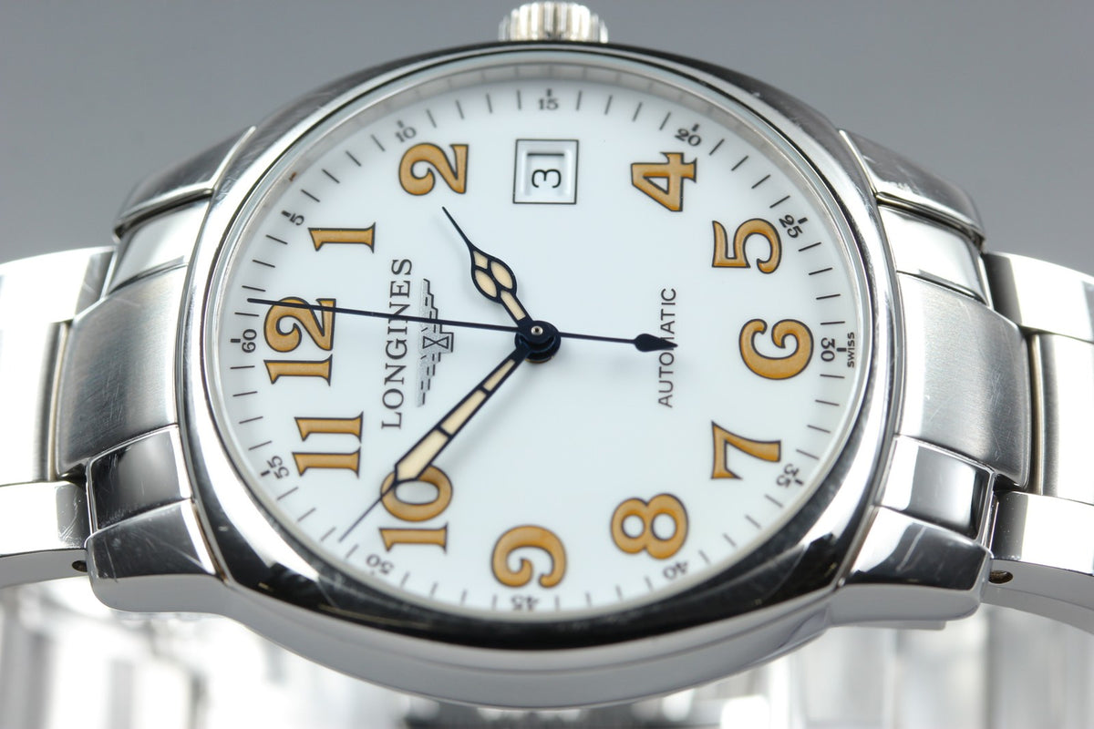 LONGINES Spirit L2.699.4 White Dial Automatic Date 36mm Men's Watch