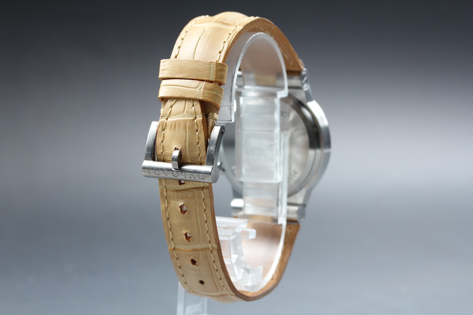 BVLGARI Diagono CH35S Quartz Chronograph Black Men's Watch 36mm JAPAN Exc+5*Box