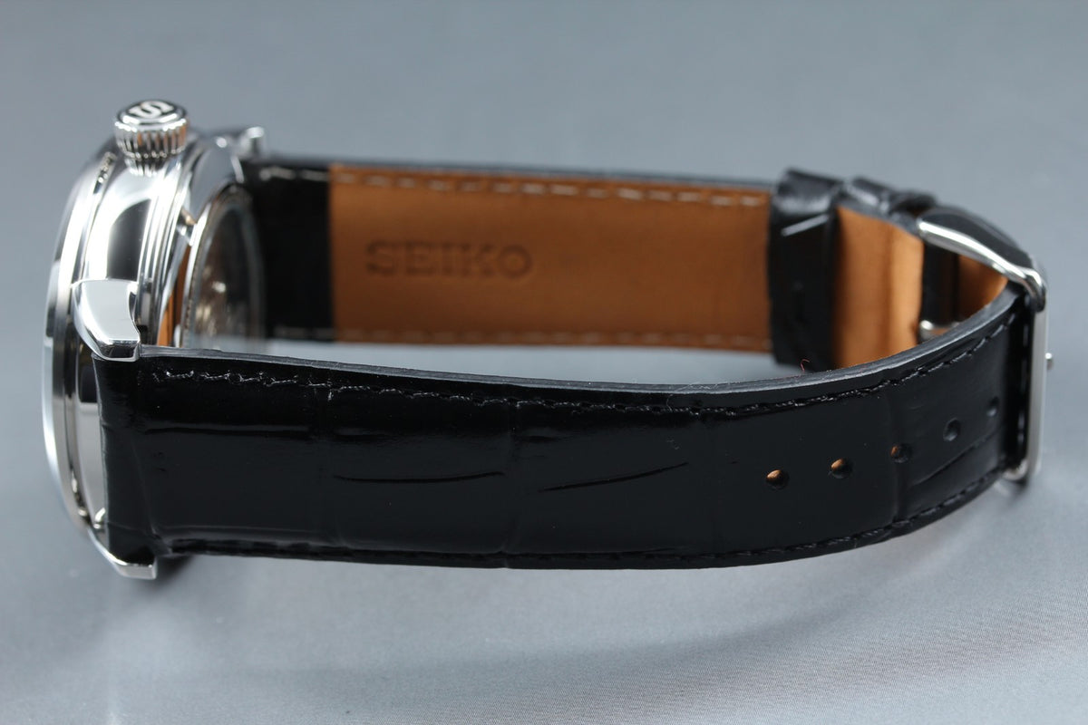 SEIKO Presage 6R15-02Z0 SARX027 AT Enamel Dial White Black 38mm Mens Watch JAPAN